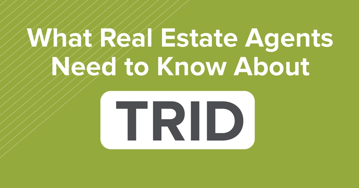 TRID What Real Estate Agents Need to Know Infographic New American