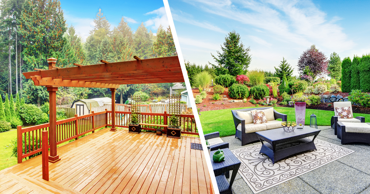 Deck vs. Patio Which One is Right for You? New American Funding